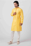 MLS ART SILK KURTA PAJAMA