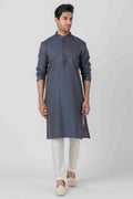 JACQUARD SILK KURTA PYAJAMA