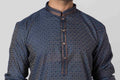 JACQUARD SILK KURTA PYAJAMA