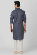 JACQUARD SILK KURTA PYAJAMA