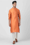 MLS ART SILK KURTA PAJAMA