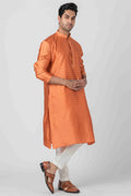 MLS ART SILK KURTA PAJAMA
