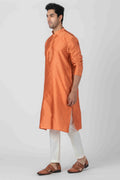MLS ART SILK KURTA PAJAMA