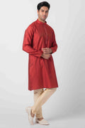 MLS ART SILK KURTA PAJAMA