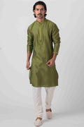 MLS ART SILK KURTA PAJAMA