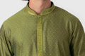 MLS ART SILK KURTA PAJAMA
