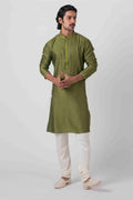 MLS ART SILK KURTA PAJAMA
