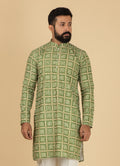 MLS PRINTED KURTA PAJAMA 2PCS