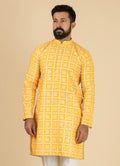 MLS PRINTED KURTA PAJAMA 2PCS