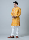 MLS EMBROIDERED KURTA PAJAMA