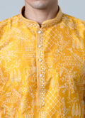 MLS EMBROIDERED KURTA PAJAMA