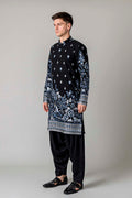 MLS EMBROIDERED KURTA PAJAMA