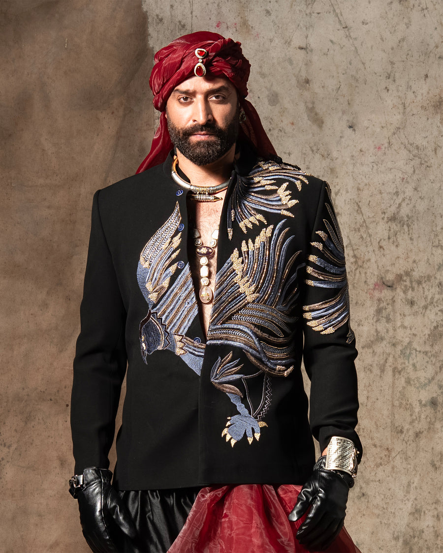MLS EMBD. JODHPURI SUIT 2PCS