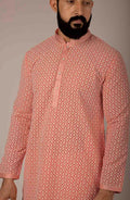 Georgette Chikan Kurta Pyajama