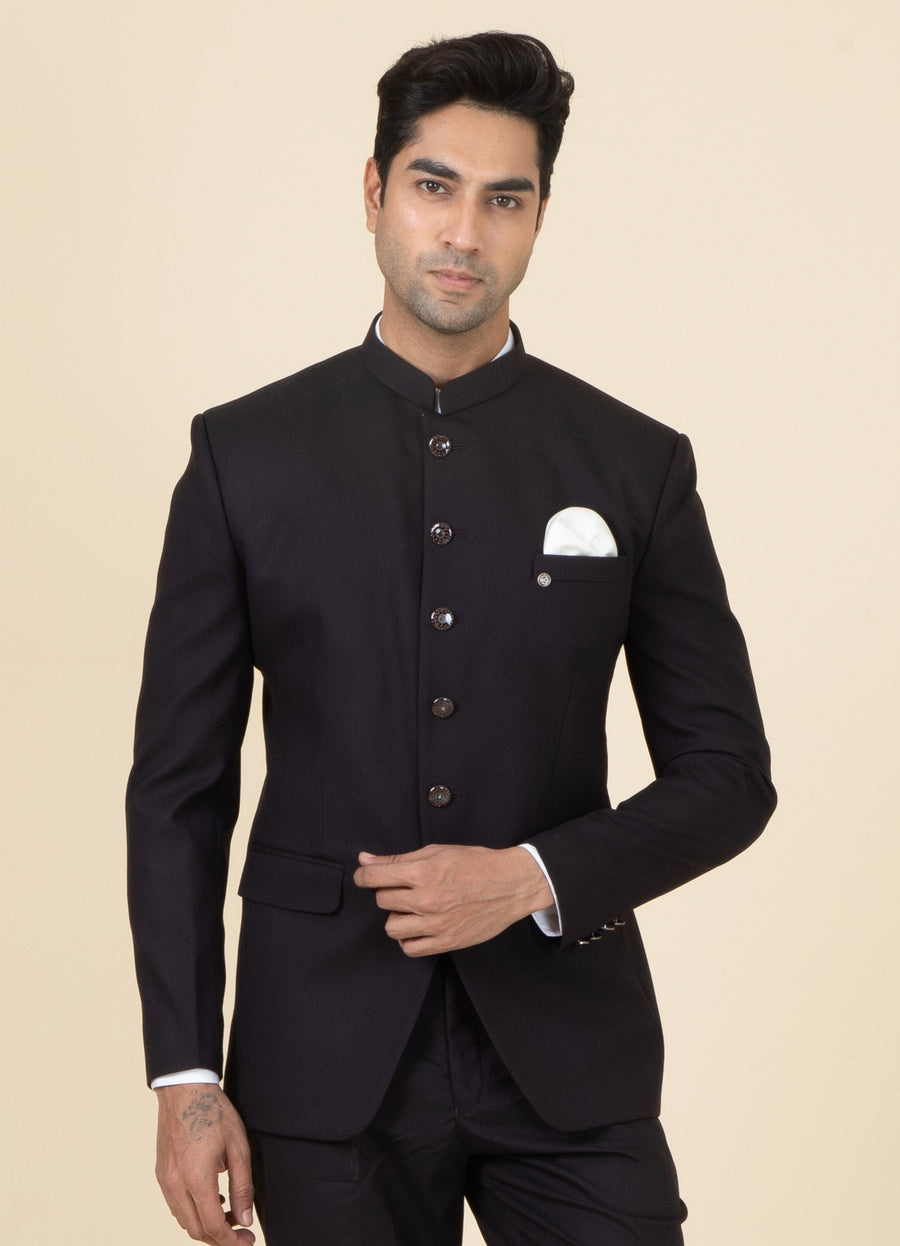 MLS PLAIN JODHPURI SUIT 2PCS