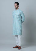 MLS PRINTED KURTA PAJAMA
