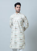 MLS PRINTED KURTA PAJAMA