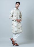 MLS PRINTED KURTA PAJAMA