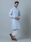 MLS PRINTED KURTA PAJAMA