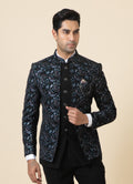 MLS VELVET JODHPURI SUIT 2PCS