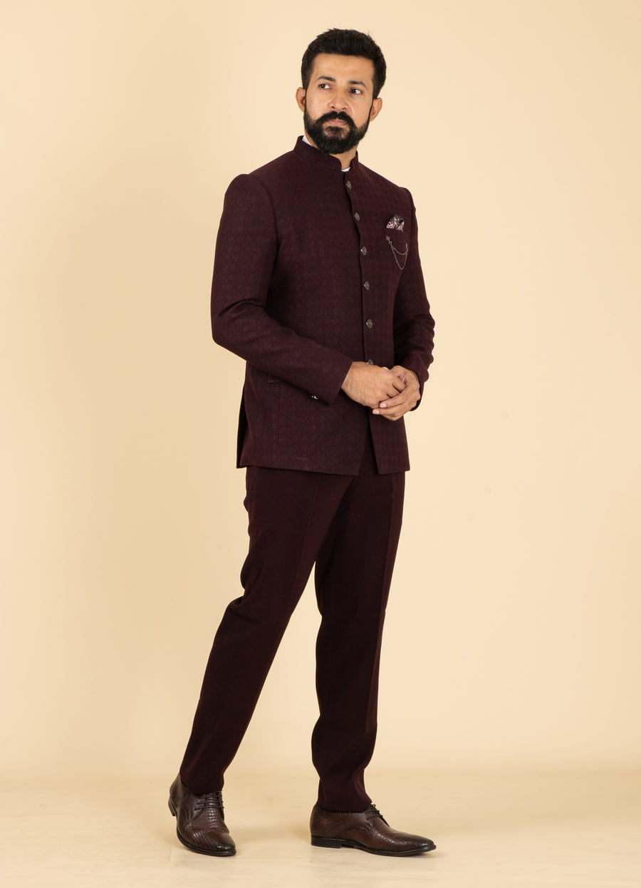 MLS PRINTED JODHPURI SUIT