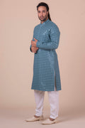 MLS CHIKANKARI KURTA PAJAMA