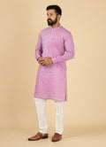 MLS COTTON KURTA PAJAMA 2PCS