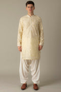 MLS EMBROIDERED KURTA PAJAMA