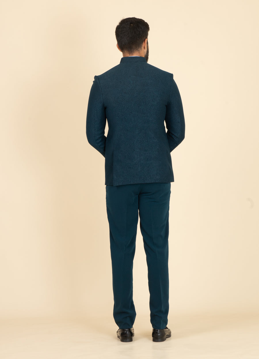 MLS PRINTED JODHPURI SUIT 2PCS