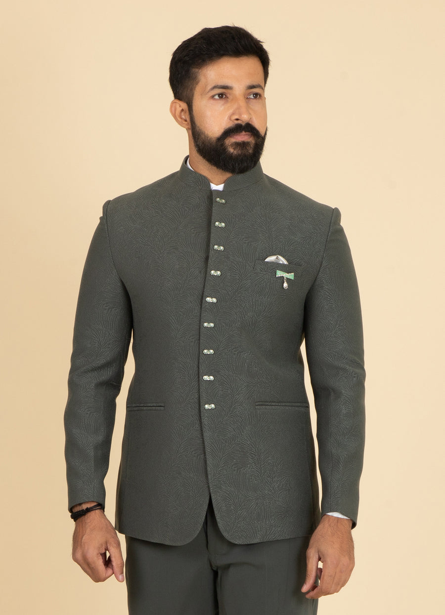 MLS PRINTED JODHPURI SUIT 2PCS