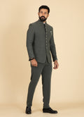 MLS PRINTED JODHPURI SUIT 2PCS
