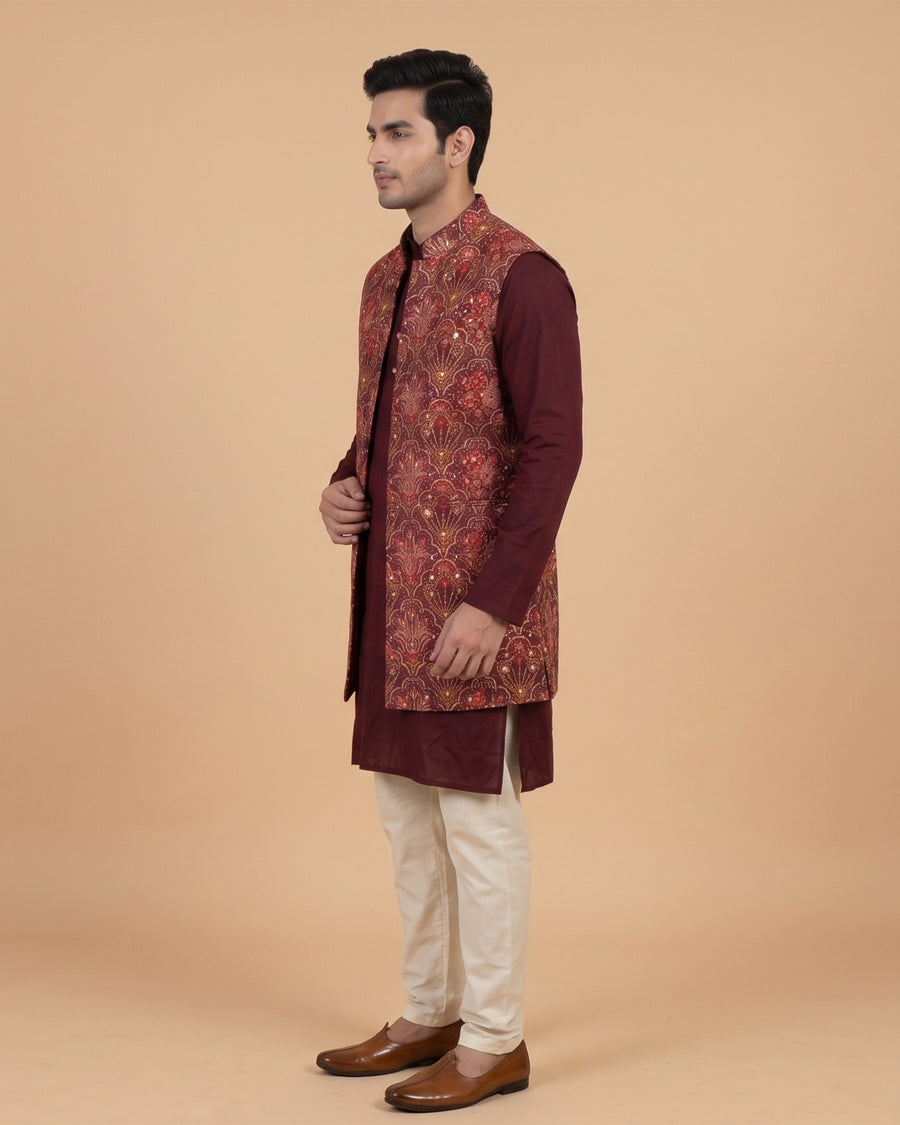 MLS KURTA JAWAHAR SET 3PCS