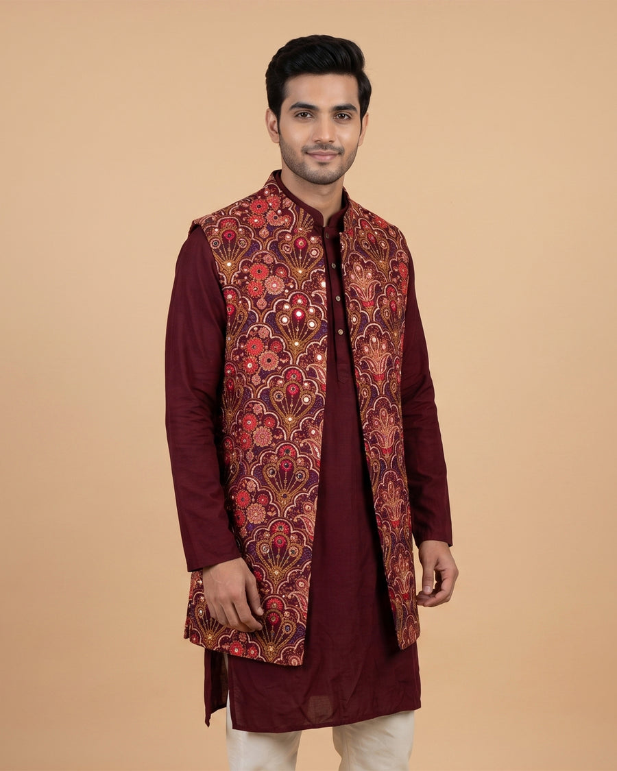 MLS KURTA JAWAHAR SET 3PCS