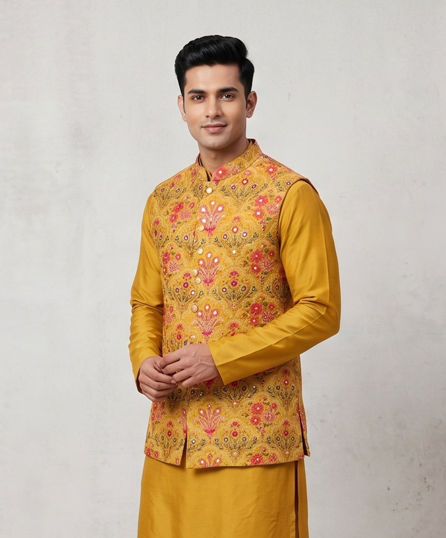 MLS KURTA JAWAHAR SET 3pcs