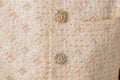 MLS EMBROIDERED CREAM WHITE SHERWANI 1PC