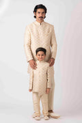 MLS FAWN GOLD INDO WESTERN 2PCS