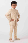 MLS FAWN GOLD INDO WESTERN 2PCS