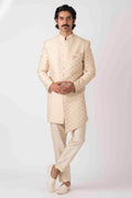 MLS FAWN GOLD INDO WESTERN 2PCS