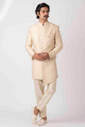 MLS FAWN GOLD INDO WESTERN 2PCS