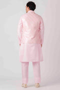 PINK KURTA JACKET SET