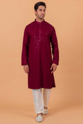 MLS CHIKANKARI KURTA PAJAMA