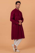 MLS CHIKANKARI KURTA PAJAMA