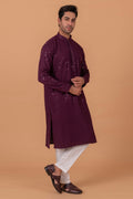 MLS CHIKANKARI KURTA PAJAMA