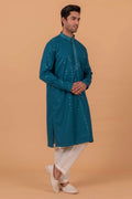 MLS CHIKANKARI KURTA PAJAMA