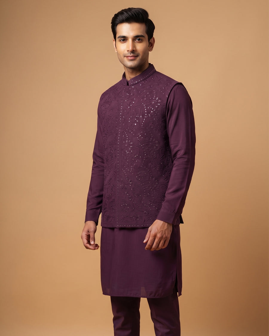 MLS KURTA JAWAHAR SET 3PCS