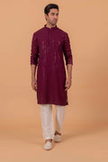 MLS CHIKANKARI KURTA PAJAMA