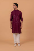 MLS CHIKANKARI KURTA PAJAMA