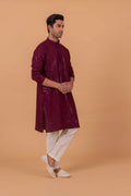 MLS CHIKANKARI KURTA PAJAMA