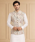 Silk Blend Embroidered Jawahar Jacket 1Pc Nirvair
