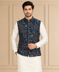 Silk Blend Embroidered Jawahar Jacket 1Pc Nirvair